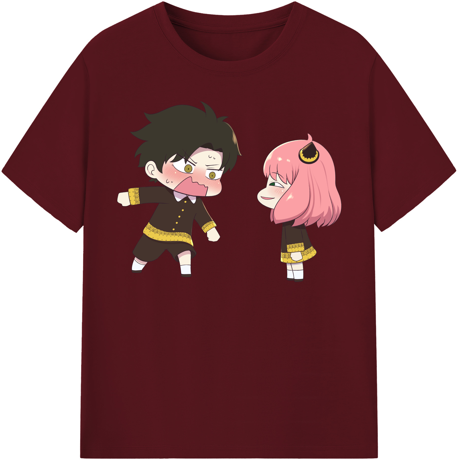 （画像用） SPY×FAMILY间谍家家酒 綿100％半袖Tシャツ（フロントプリント）